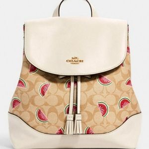Coach Elle Watermelon Backpack NWT Authentic
